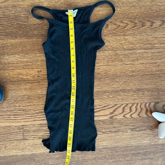 Hard Tail 100% Cotton Skinny Tank in Black - Very Soft - L - NWOT - Made in USA - Picture 9 of 13